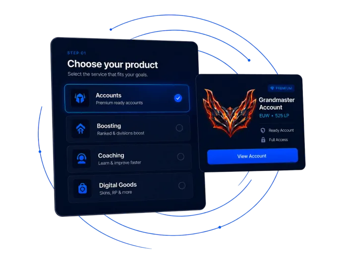 Account cards illustration