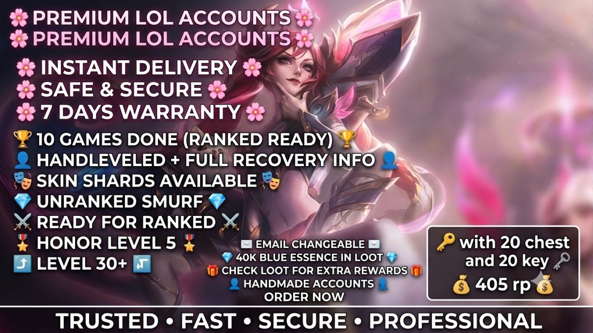 🌸EUW HandLeveled丨Ranked Ready | UNRANKED🌸 10 Normals Compeleted🌸