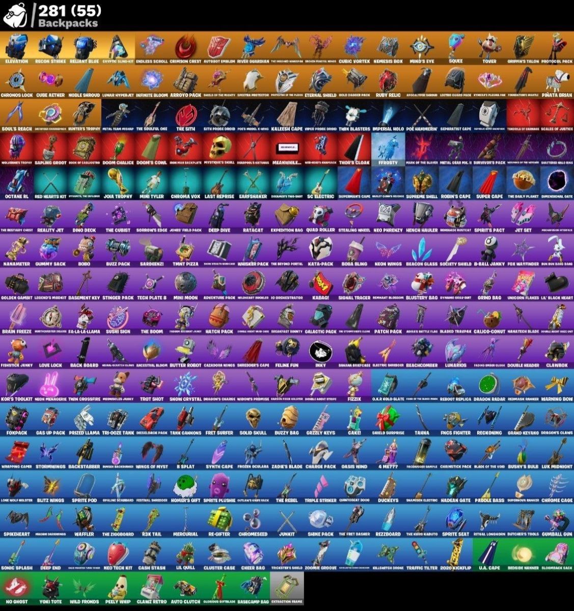 224 skins | Neo Versa | Gold Meowscles | Gold TNTina | Gold Midas | Gold Brutus | Sultura | Cloud Striker | Trilogy | Point Patroller | 1200 V