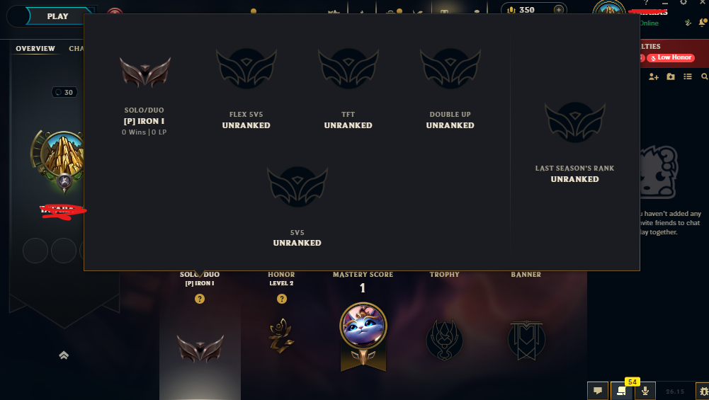 ❄️EUW❄️IRON 1❄️