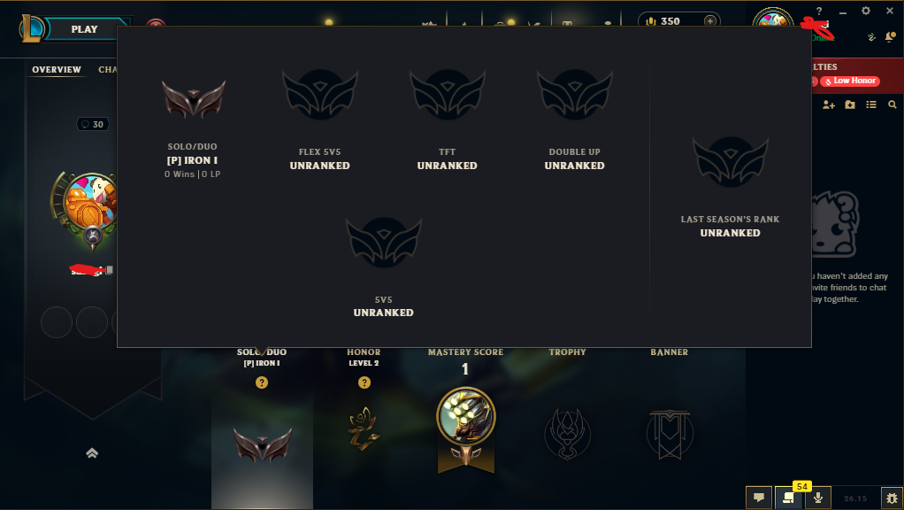 ❄️EUW❄️IRON 1 ❄️