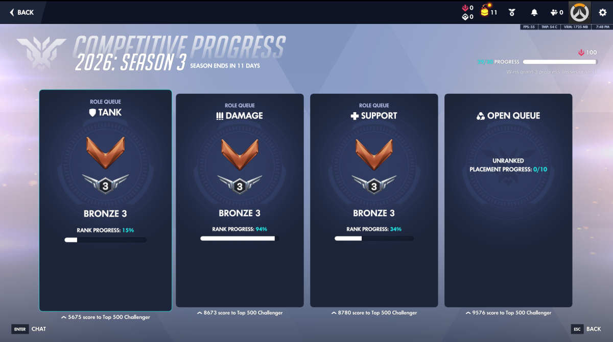 Triple Bronze 🏆New Season🔑 Phone Verified⚡ Full Access✔️ Ready for Rank ✔️Name Changeable🚀Fast Delivery