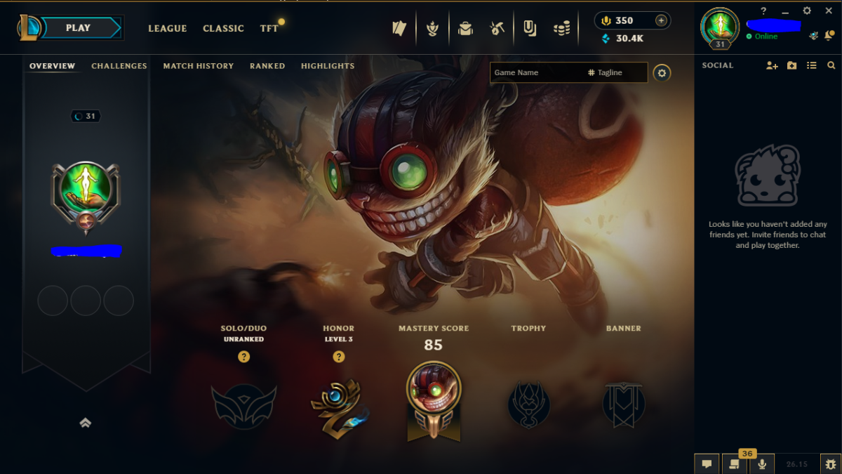 ⚡ 【 EUW 】 ⸱ HAND-LEVELED LVL30 High MMR 2300 🎉 100% WR ⚡ | ( Ranked Ready +10 QP ✌️ ) Unverified ✅ | 30400 BE 💵 | 350 RP 💰| Untouched-Loot 🔒 |Check Description 🔰