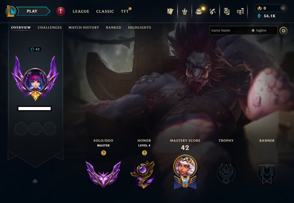 🏆 Server Euw S16| Rank Master 61Wr%+32 🚀 Level 42🎮  Champs 21 💯 |  Skins 7+(7 skin shard)✨ |  BE 56129💎 Recovery Info ✅