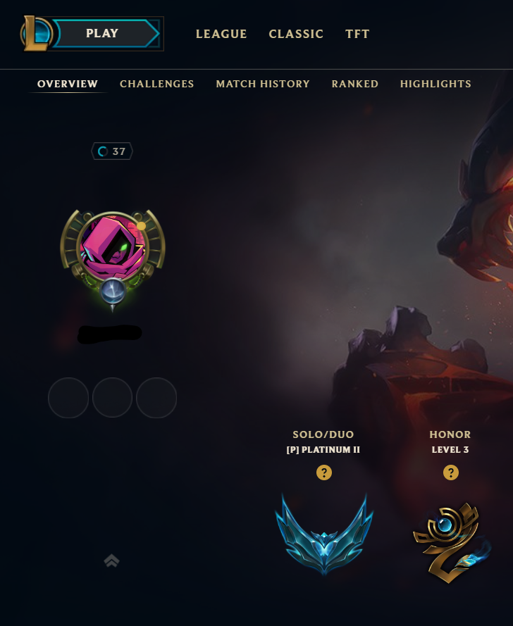 EUNE|Platinum 2 (1/5 Placements)+50 LP Per Win|Diamond MMR ( With Proof)|S13,S14 Diamond|43 Skins| Handleveled|Instant Full Ownership