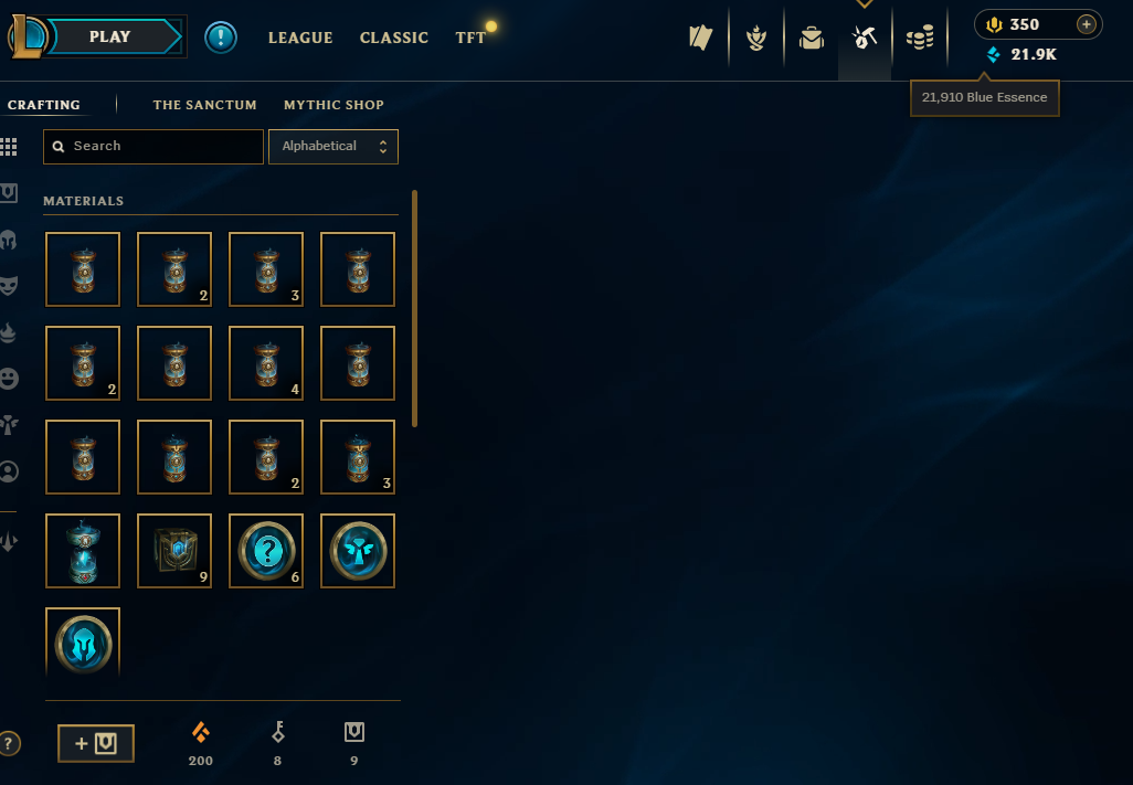 ⚡ 【 OCE 】 ⸱ Iron IV 4.5% WR +23Games ⚡ | Hand - ( leveled + De-ranked ✌️ ) | Unverified ✅ | 21910 BE 💵 | 350 RP 💰 | Untouched-Loot 🔒 | Check Description 🔰