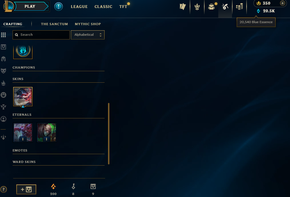 ⚡ 【 OCE 】 ⸱ Iron IV 4.5% WR +24Games ⚡ | Hand - ( leveled + De-ranked ✌️ ) | Unverified ✅ | 20540 BE 💵 | 350 RP 💰 | Untouched-Loot 🔒 | Check Description 🔰