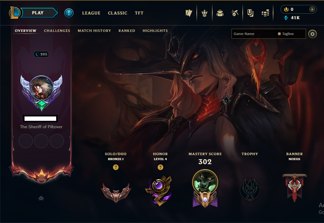 🏆 Server Meddile east | bronze Rank  🚀 205 Level  🎮  Champs 💯 | 109 Skins ✨ | 41k BE  💎 Recovery Info ✅