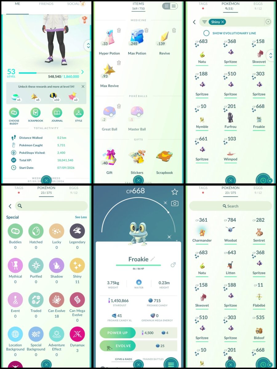 53+ XP 🤍 1.45M+ STARDUST 🤍 11 SHINY 🤍 PTC LOGIN (Q6)