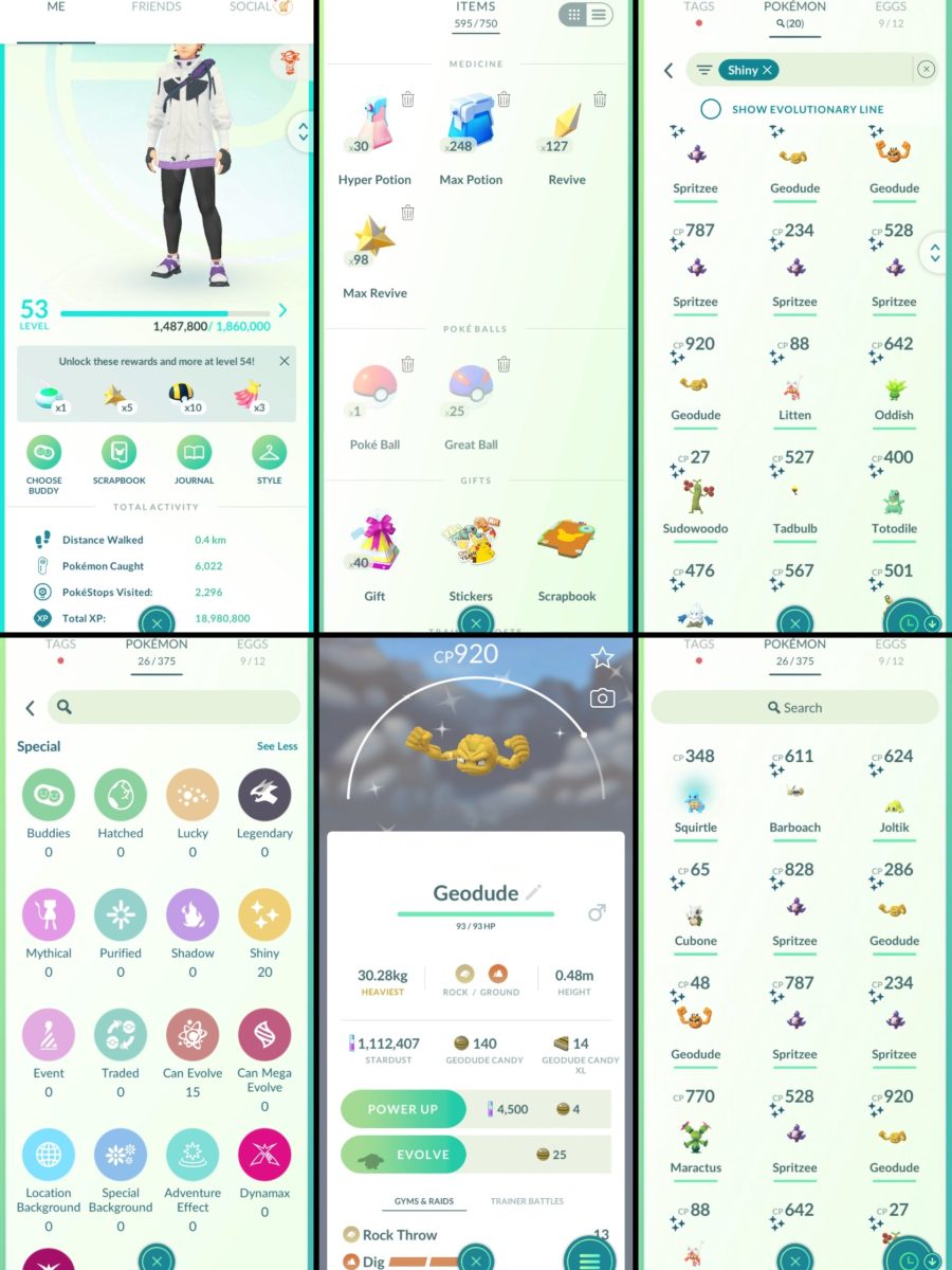 53+ XP 🤍 1.11M+ STARDUST 🤍 20 SHINY 🤍 PTC LOGIN (Q16)