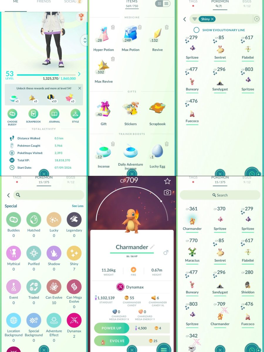 53+ XP 🤍 1.10M+ STARDUST 🤍 7 SHINY 🤍 PTC LOGIN (Q17)