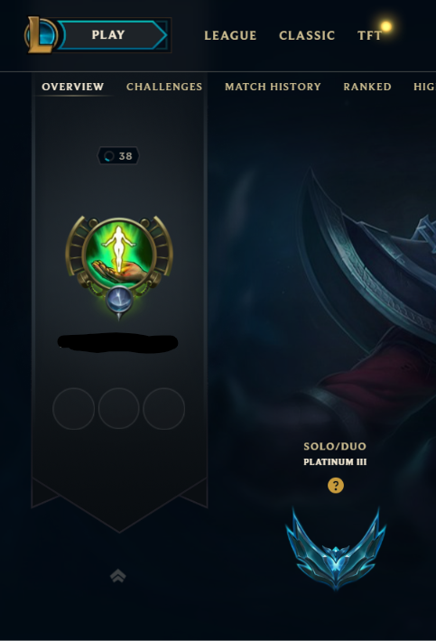 EUNE|Platinum 3  75%WR +30 LP PER WIN|Diamond 2 MMR(With Proof)|17K BE +Insane Skins|Handleveled &Full Recovery Details-Lifetime Warranty