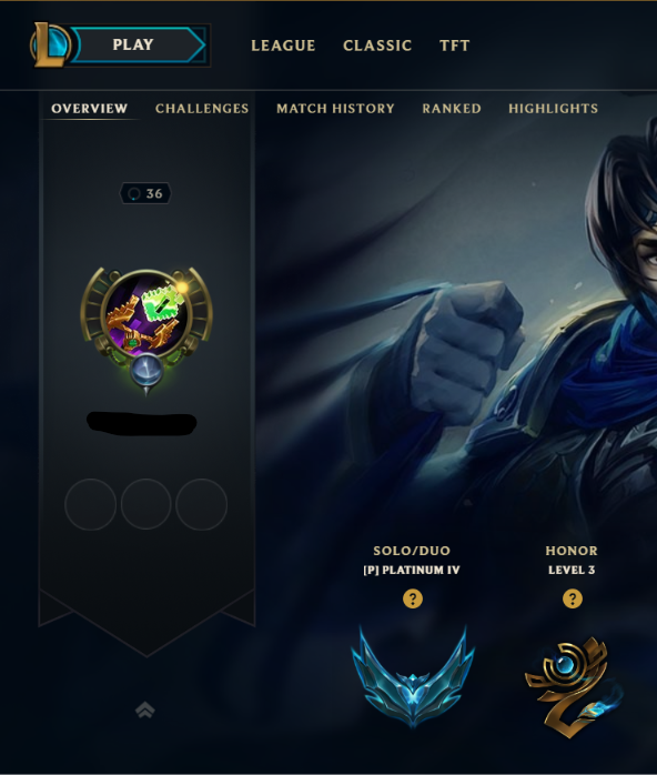 EUW|Platinum 4 60 LP(1/5 Placements)+50 LP Per Win|Emerald MMR|200 RP + 6K BE+38 Skins|Name Changeable|Handleveled &Full Recovery|Instant Ownership