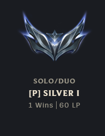NA⭐SILVER 1⭐60LP⭐43K BE⭐HONOR 3⭐20 CHAMPION⭐
