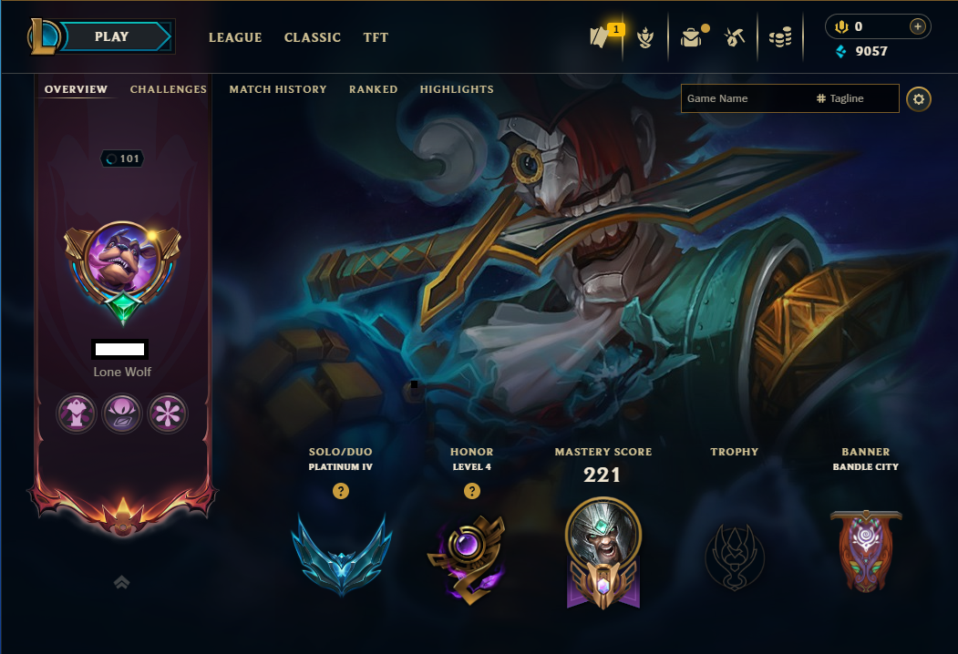 🏆 Server EUNE | Rank PLAT 4  🚀 Level 101  🎮  Champs 💯  127 |  Skins ✨ 63 |  BE  💎 9057 Recovery Info ✅