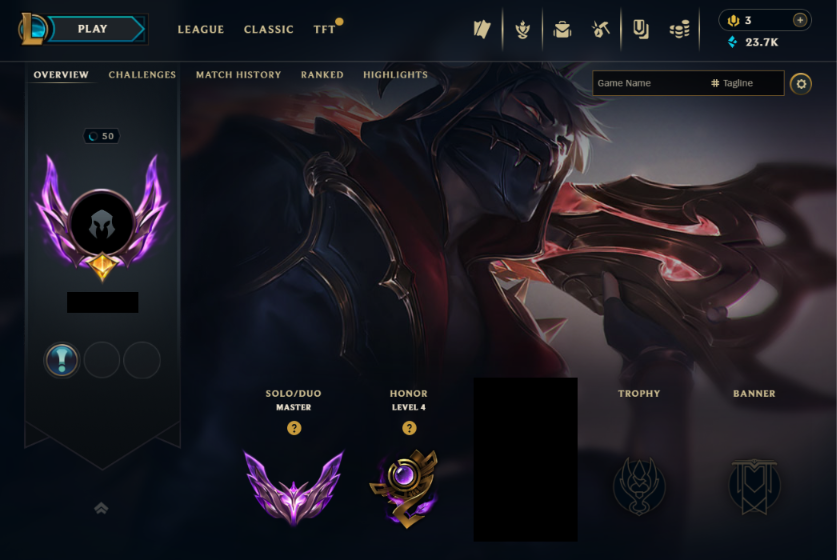 EUW |MASTER 58% WR +35 LP Per Win |60 Champs+24K BE+59 Skins ( Prestige High Noon Talon)|Master 500 LP MMR|Handleveled &Full Recovery Details|Lifetime Warranty