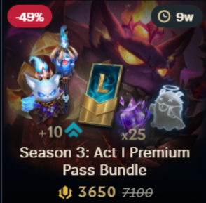 ⚡Season 3: Act I Pass 2026  ⚡Lol event pass 3650 Rp legal RP ~ Gifting Service | NA|Check Descripti🔰