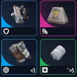 15 Survivor 15 Medium Shield 100 Herbal 50 Trigger Nade