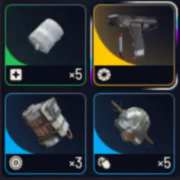 100 Herbal 60 trigger nade 50 Showstopper 10 Snap Hook