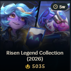 ⚡️ Risen Legend Collection 2026 5035 RP Pass Bundle ⚡️ legal RP ~ Gifting Service | EUW | 🔰