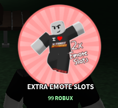 The Strongest Battlegrounds - Extra Emote Slots [99 R]