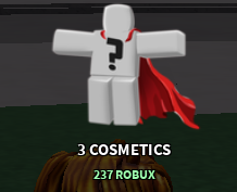 The Strongest Battlegrounds -  3 Cosmetics ( spins )  [237 R]