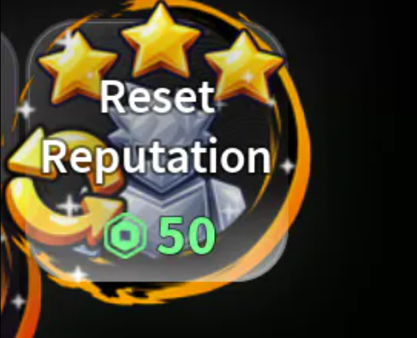 Slayer 2 > Reset Reputation [50R]