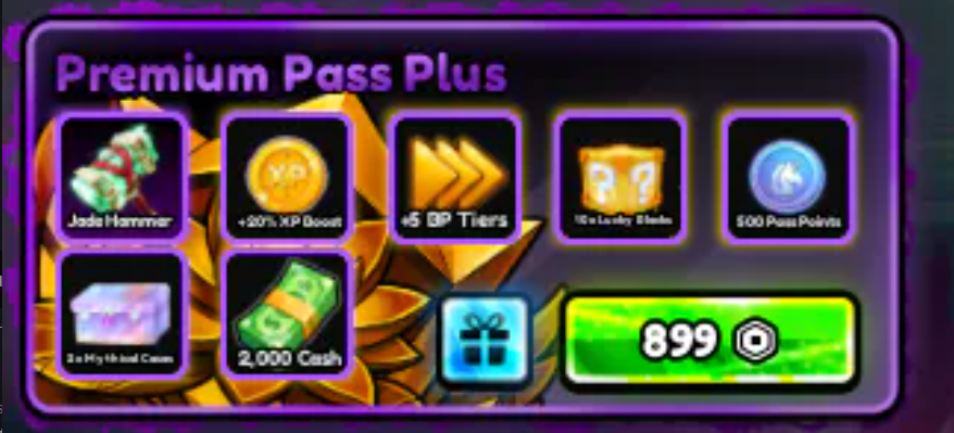 Premium Pass Plus 899Robux